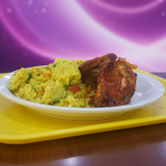 Fried rice chicken